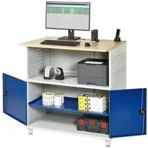 Certeo Rau Computer-Tisch 1022, B1100xT790xH1130mm