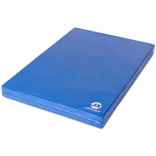 JEFlex Turnmatte 100 x 70 x 8 cm Fitness blau Weichbodenmatte Jeflex