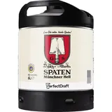 Spaten Münchner Hell, Helles aus München, Bier Perfect Draft (1 x 6l) Mehrweg Fassbier