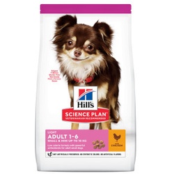 Hill's Adult Light Small & Mini Huhn Hundefutter 6 kg