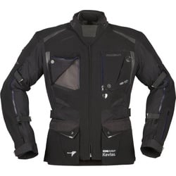 Modeka Talismen Motorfiets textiel jas, zwart, XL Voorman