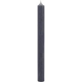 Kerzenfarm Hahn Stabkerzen 180/22 mm Anthrazit 25 St.