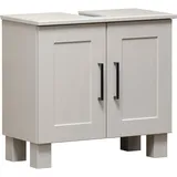 WELLTIME Waschbeckenunterschrank Ulea 60 x 30 x 55 cm Weiß