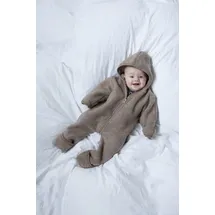 Engel Kinder Kapuzen Overall (Größe 74 , beige)