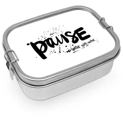 Design@Home Edelstahl Lunchbox Pause