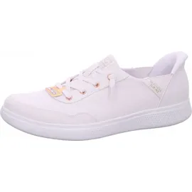 SKECHERS Slip-Ins Skip Cute - B Cute Sweet Damensneaker, Weiss/opulenter Garten, 39 EU