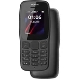 Nokia 106 TA-1114, Dual Sim black - Schwarz