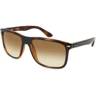 Ray-Ban RB4547 Unisex-Sonnenbrille Vollrand Quadratisch Kunststoff-Gestell, braun