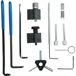 Brilliant Tools Motor-Einstellwerkzeug, für VAG, 12-tlg. Motor-Einstellwerkzeug,Einstellwerkzeugsatz, Steuerzeiten  AUDI VW BT597700