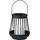 B & S Laterne Windlicht Metall Schwarz