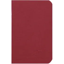 Clairefontaine Notizbuch AgeBag 9 x 14 cm Taschenformat blanko rot