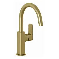 Kludi RENON Waschtischarmatur 42027N075 seitliche Betätigung Brushed Gold