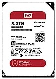 WD Red 8TB interne Festplatte SATA 6Gb/s 128MB interner Speicher (Cache) 8,9cm 3,5Zoll 24x7 5400Rpm optimiert für SOHO NAS Systeme 1-8 Bay HDD Bulk WD80EFZX
