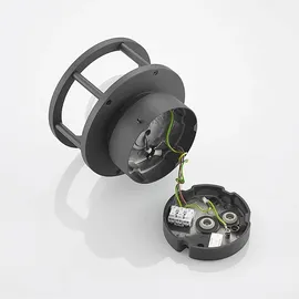 LUCANDE Deckenlampe Berenike Aluminium Ø 17 cm 1-flammig GX53 grau