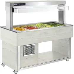 cookmax Büfett-Insel gekühlte Wanne 1494 mm