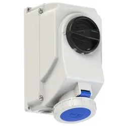 PCE 75232-6 CEE-Steckdose abschaltbar 32A 3p 6h IP66/IP67 752326