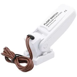 12V 1100GPH Automatische Bootsbilgenpumpe Schwimmerschalter Bilgenschalter Durchflusssensor für elektrisches Wasser weiß