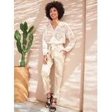 Heine Langarmbluse in champagner | Gr.: 44