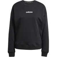 Adidas Essentials Linear French Terry Sweatshirt Black / White