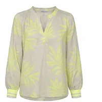 Emily van den Bergh Shirtbluse Gelb/Grün 38