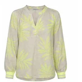 Emily van den Bergh Shirtbluse Gelb/Grün 38