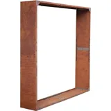 Estexo Brennholzlager Holzunterstand Rost Holzlager Edelrost