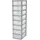 Iris Ohyama Iris Ohyama, Kunststoff Schubladenbox mit 8 flachen Schubladen, Grau, Easy-Pull-System, A4, A5 & A6 Format, Schreibtisch Organizer für Büro, Schule, Schreibwaren, BPA-frei, Schubladenschrank, OCH-2008