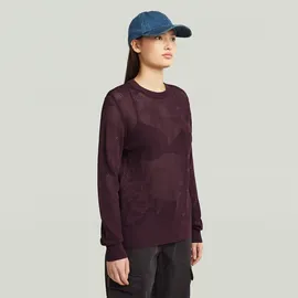G-Star Pointelle Pullover Rot XS