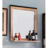 Main Möbel Spiegel 60x75cm 'Brooklyn' Mango & Metall schwarz