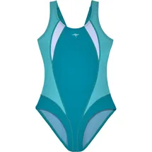 KangaROOS Badeanzug im sportlichen Farbmix Blau/Türkis 134/140