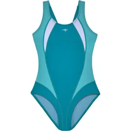 KangaROOS Badeanzug im sportlichen Farbmix Blau/Türkis 134/140