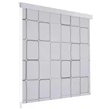 vidaXL Duschrollo 80 x 240 cm weiß