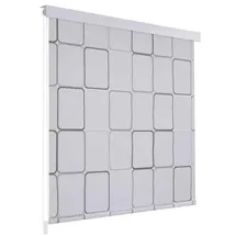 vidaXL Duschrollo 80 x 240 cm weiß