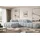 altdecor Ecksofa in L-Form Corner Sofa Bett Eckcouch Couch Wohnlandschaft Cauchsofa Olea-L2-309x190x70 cm Grau