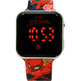 Kids Euroswan Spiderman SPD4800 0 mm Gehäuse Transparent Silikonarmband Silber