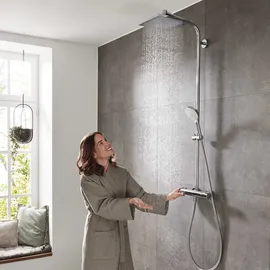 Hansgrohe Crometta E Showerpipe 240 1jet Varia chrom 26785000