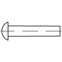 Reyher Halbrundniete DIN 660 5 x 25 Aluminium 99,5