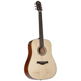 Fame Dreadnought Deluxe Westerngitarre, Massiv Fichtendecke, Mahagonikorpus, C-Profil Hals, Ebenholz Griffbrett, Open-Gear-Mechaniken, Natural-Highgloss-Finish