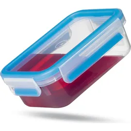 Emsa Frischhaltedose CLIP & CLOSE 11,1 cm hoch transparent 5,4 l, blau