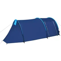 vidaXL Familienzelt 4 blau/hellblau