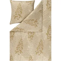 Estella Marie Blätter Gold 135 x 200 cm + 80 x 80 cm