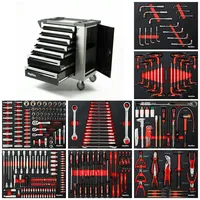 Mephisto Werkzeugwagen Werkstattwagen mit 7 Schubladen inklusive Werkzeug zzgl.