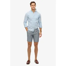 Superdry für Herren. M7110455A Merchant Store Shorts blau (S), Lässig, Leinen