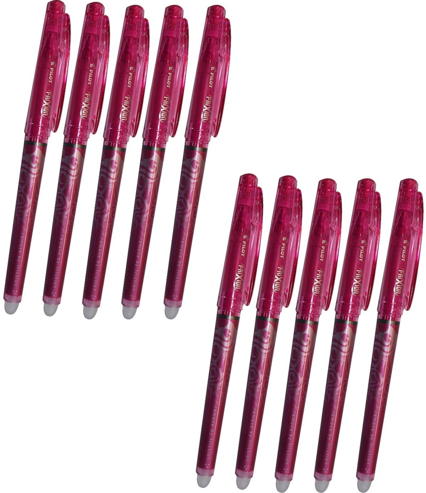 10x Pilot Frixion Point Tintenroller rosa