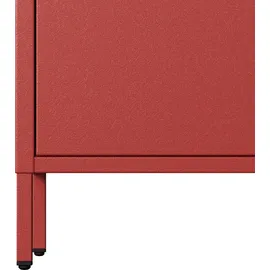 Jan Nowak Flavio Garderobenschrank 80 x 185 x 45 cm Rot