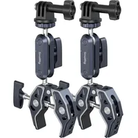 SmallRig Krabbenförmige Klemme mit Kugelkopf-Magic-Arm, Video Zubehör, Schwarz