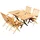ASS Altenburger Teak Set 5-tlg. Braun