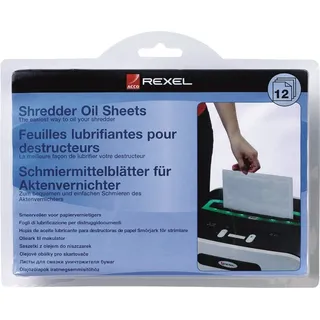 Rexel Ölblätter für Aktenvernichter 12