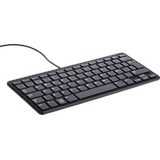 Raspberry Pi® RPI-KEYB (ES)-BLACK/GREY USB Tastatur Spanisch, QWERTY Schwarz, Grau USB-Hub