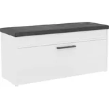 Topeshop Parma Schuhschrank 100 x 40 x 90 cm Weiß